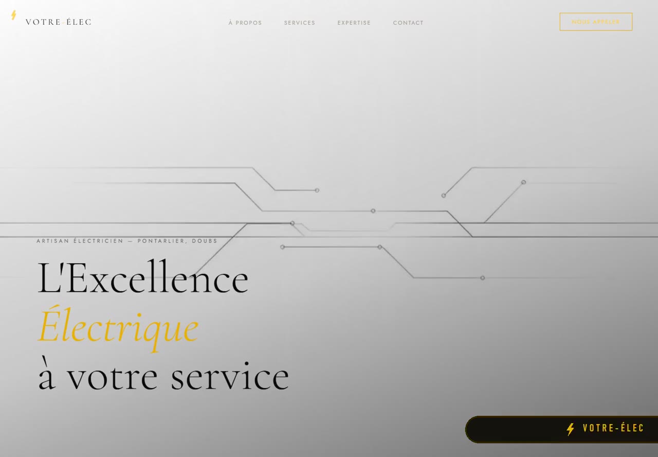 Aperçu du site Avenir Élec